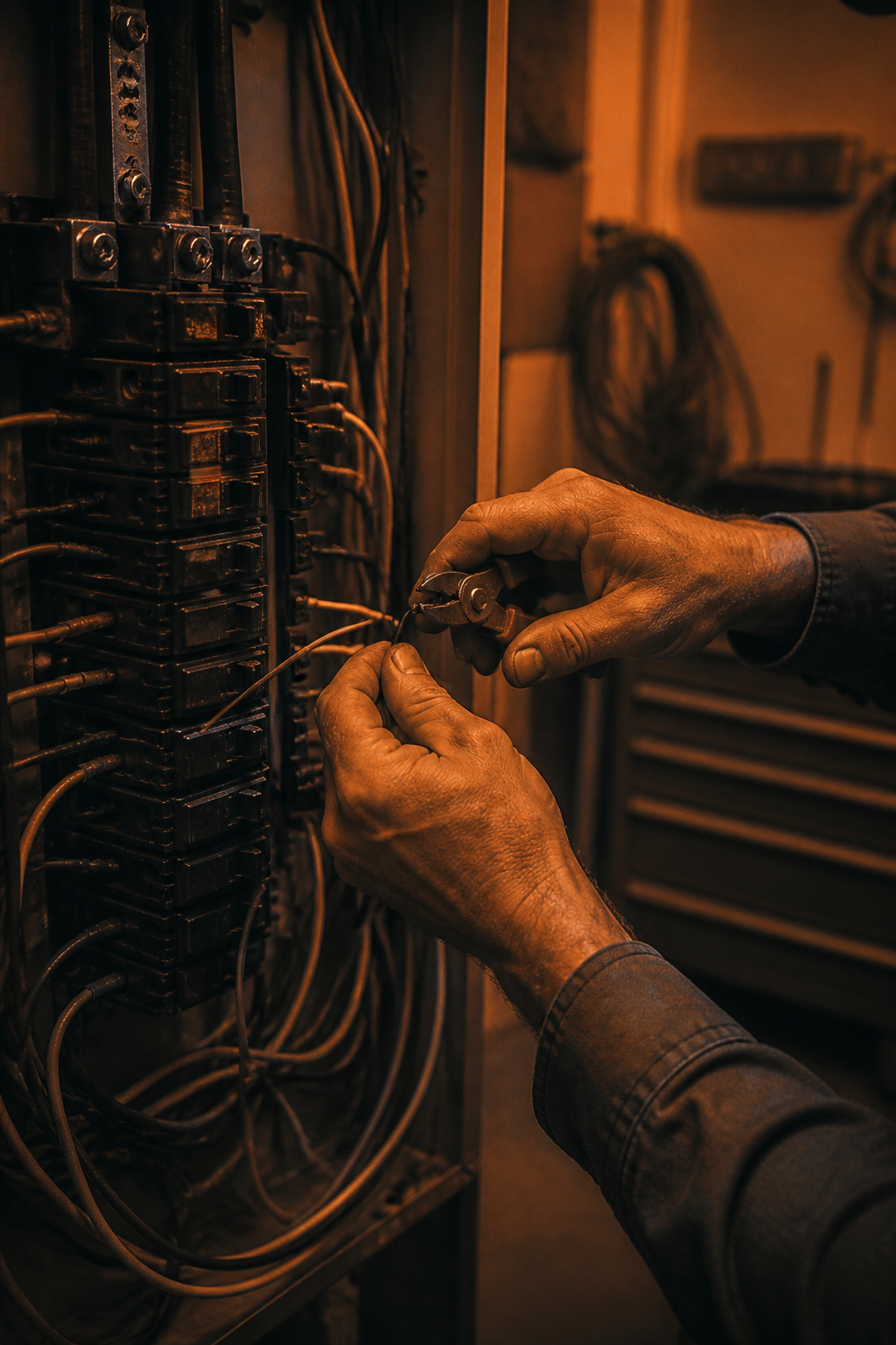 Benjamin Hoyos at work — Benji Electric